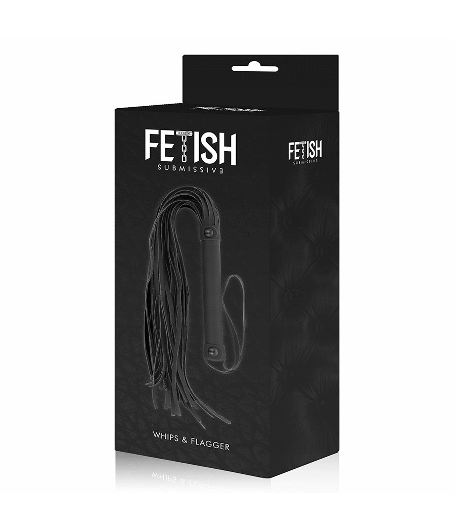 FLOGGER IN PELLE VEGAN "FETISH SUBMISSIVE"