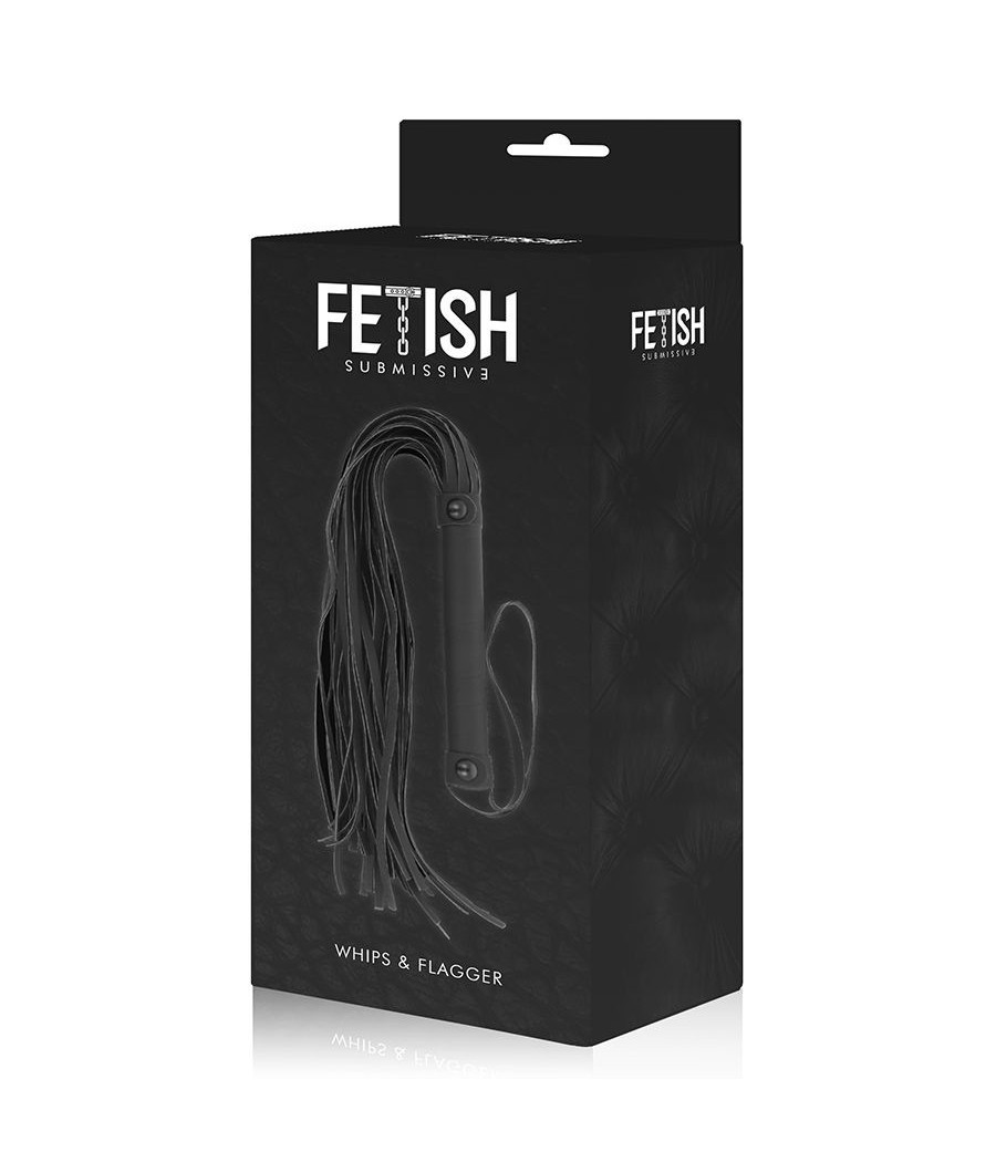 FLOGGER IN PELLE VEGAN "FETISH SUBMISSIVE"