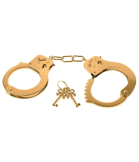 MANETTE IN METALLO DORATE "FETISH FANTASY GOLD"