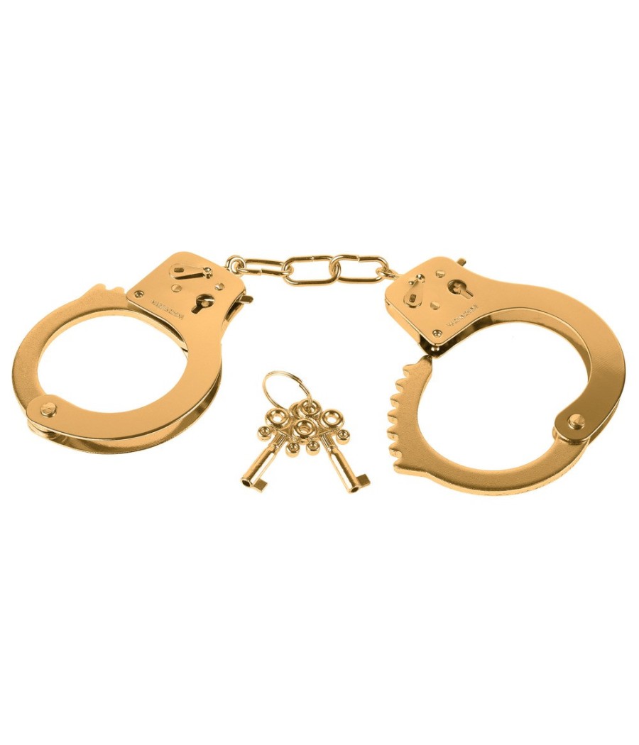 MANETTE IN METALLO DORATE "FETISH FANTASY GOLD"