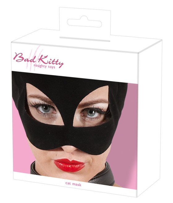 MASCHERA STILE NABUK BAD KITTY "CATMASK" NERO OPACO