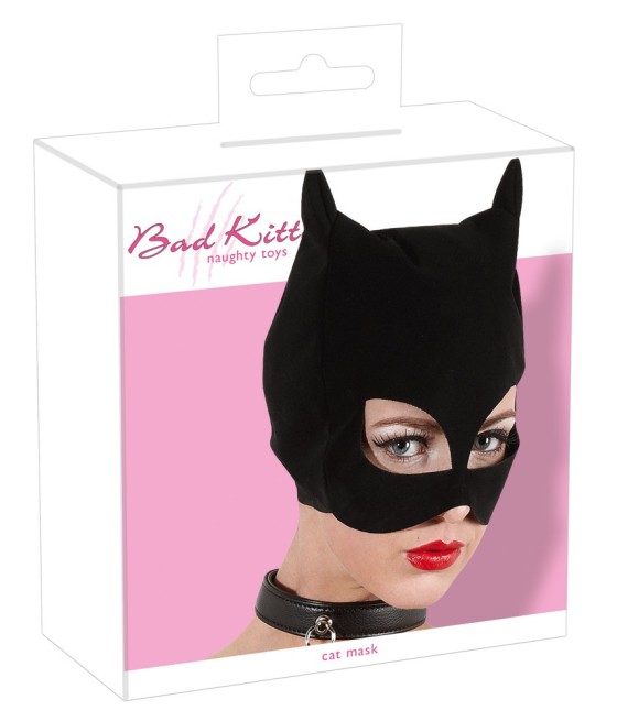 MASCHERA STILE NABUK BAD KITTY "CATMASK" NERO OPACO