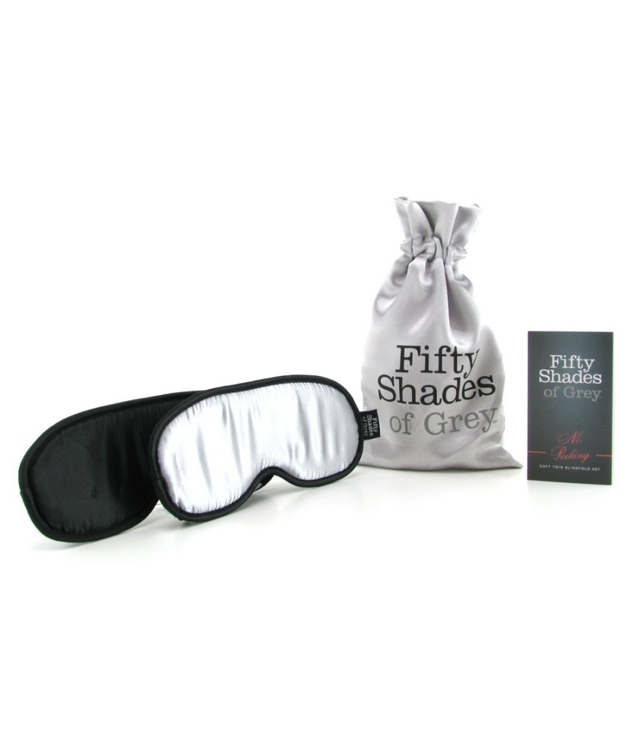 SET 2 BENDE 50 SFUMATURE DI GRIGIO "VIETATO SBIRCIARE"