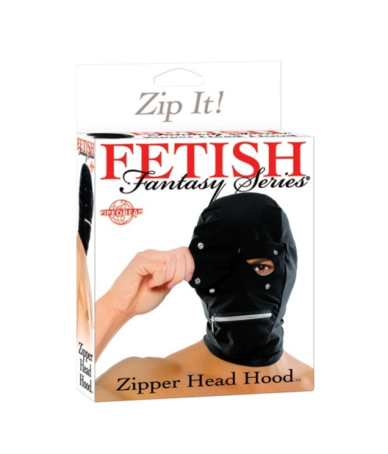 CAPPUCCIO CON CERNIERA FETISH FANTASY "ZIPPER"
