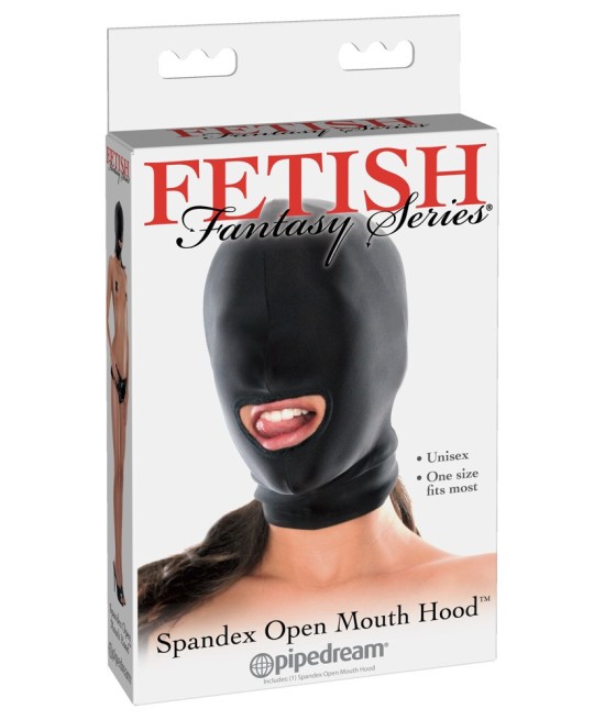MASCHERA SPANDEX CON APERTURA BOCCA "FETISH FANTASY"