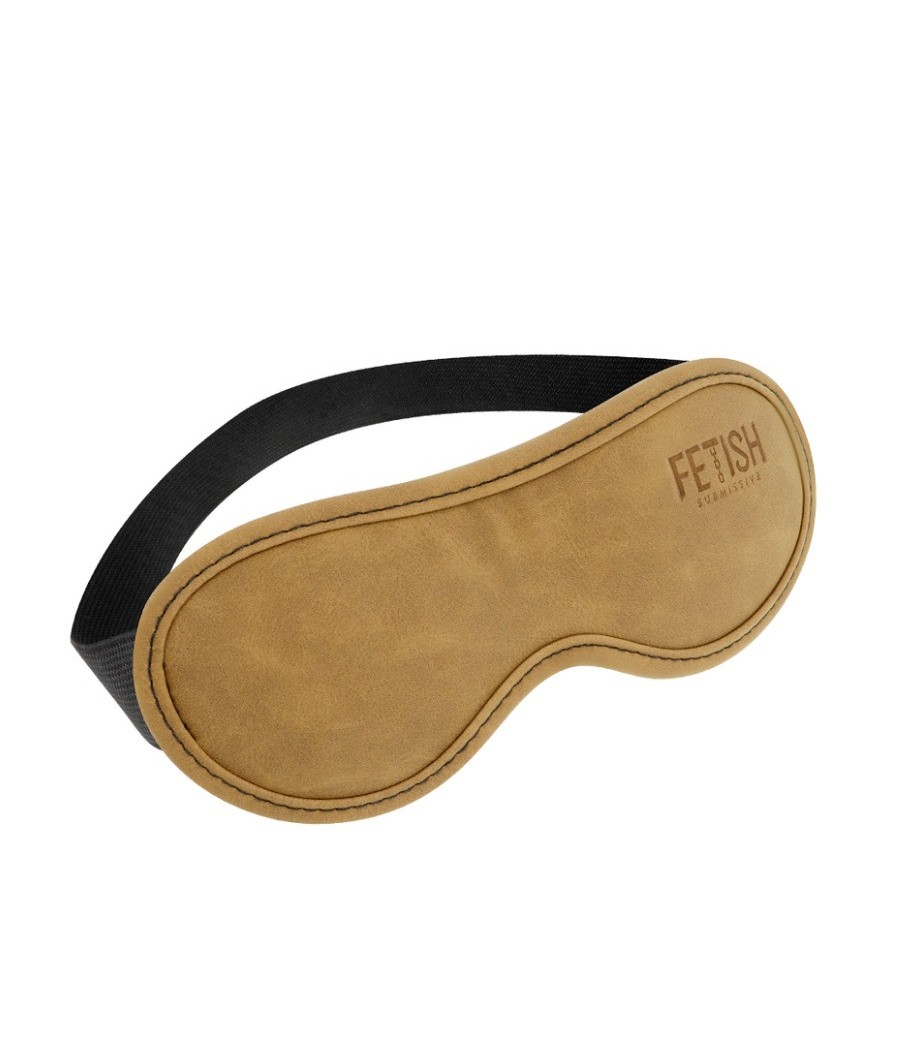 FETISH SUBMISSIVE MASCHERA BDSM PELLE VEGANA