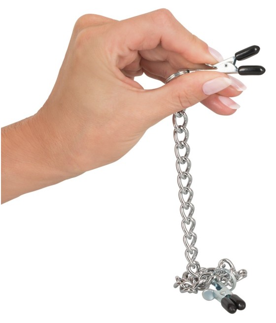 PINZE PER CAPEZZOLI CON CATENA