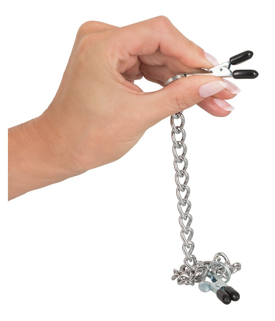 PINZE PER CAPEZZOLI CON CATENA