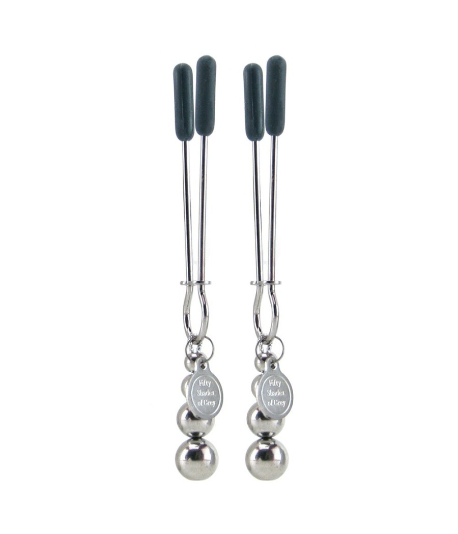 PINZE PER CAPEZZOLI CON PESI 50 SFUMATURE DI GRIGIO "PIZZICO"