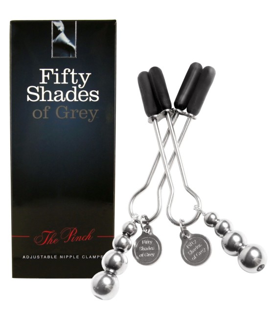 PINZE PER CAPEZZOLI CON PESI 50 SFUMATURE DI GRIGIO "PIZZICO"