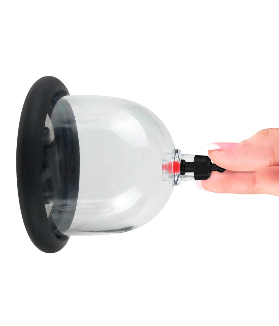 SET COPPETTAZIONE FETISH FANTASY CON POMPA A VUOTO - 6 COPPETTE DIVERSE MISURE