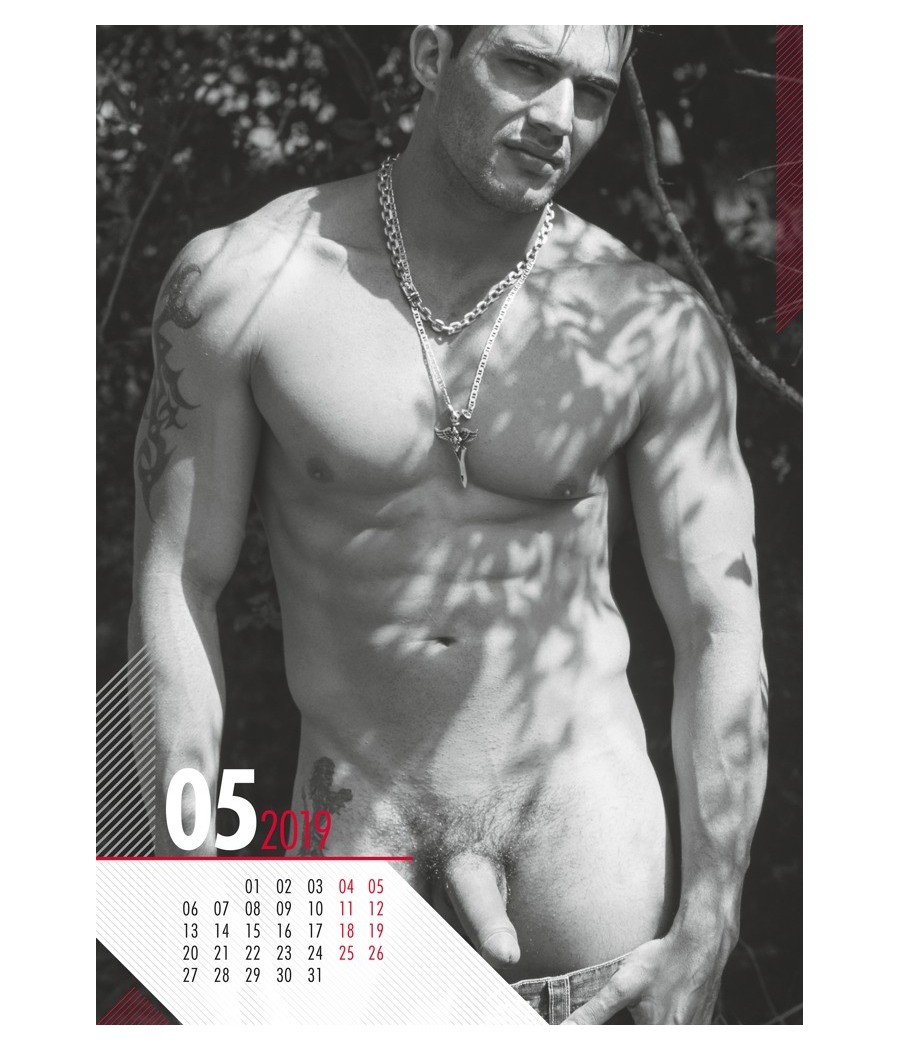 Calendario Pin Up Man - Real Cocks 2019