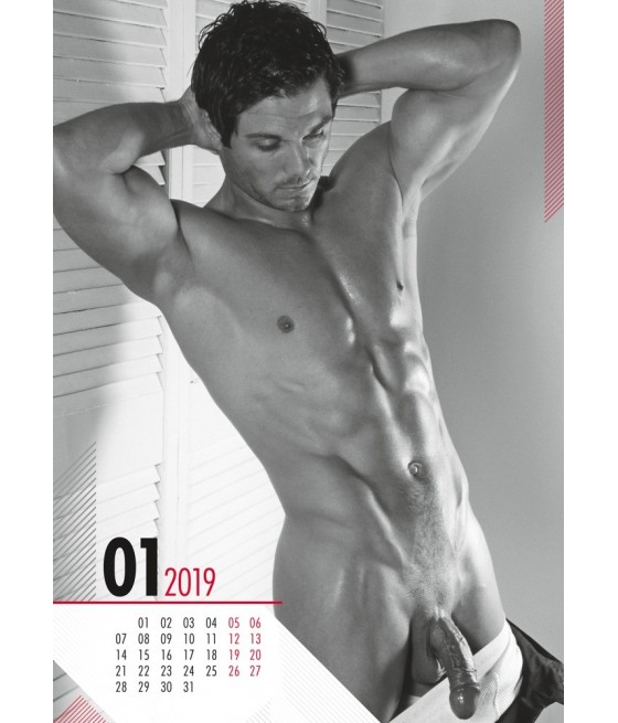 Calendario Pin Up Man - Real Cocks 2019