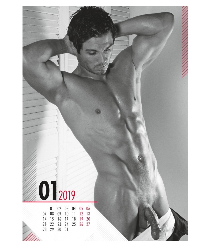 Calendario Pin Up Man - Real Cocks 2019