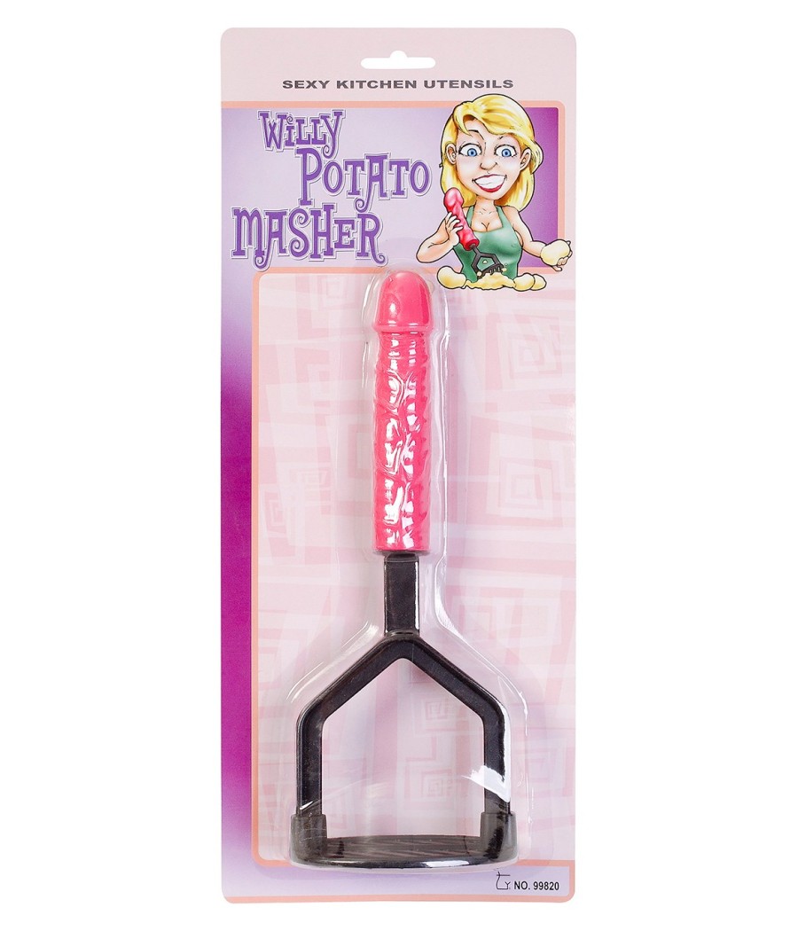 SCHIACCIA PATATE CON MANICO A FORMA DI PENE