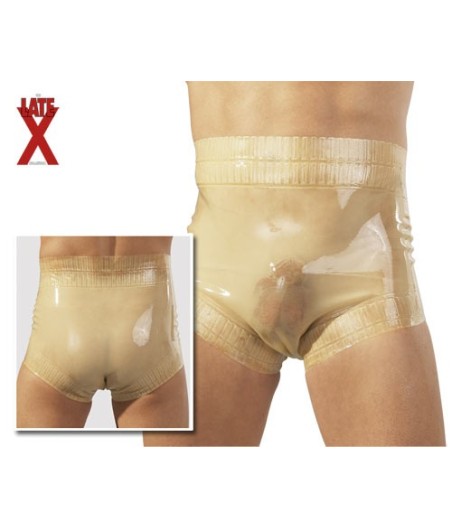 SLIP SEMI TRASPARENTE IN LATEX ADERENTE
