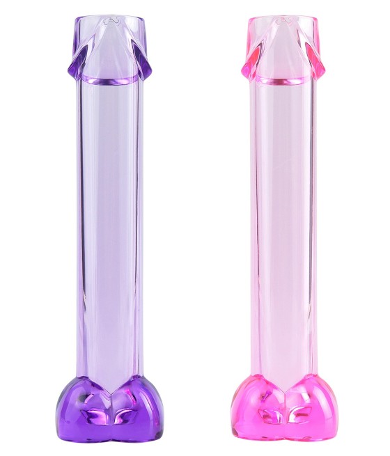 BICCHIERI A FORMA DI PENE \"TUBE SHOT\" - 6 PEZZI