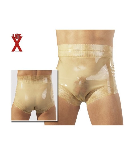 SLIP SEMI TRASPARENTE IN LATEX ADERENTE