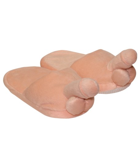 PANTOFOLE IN PELUCHE CON PENE