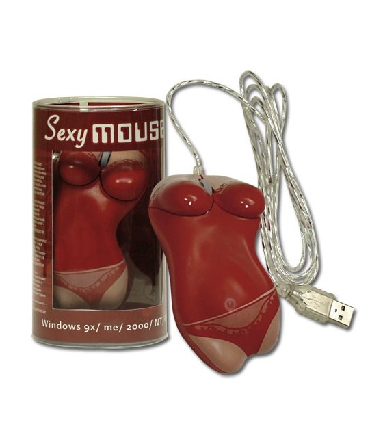 MOUSE USB SEXY ROSSO