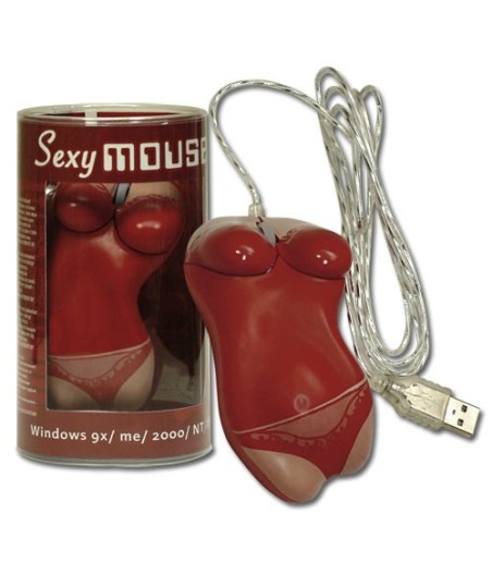 MOUSE USB SEXY ROSSO