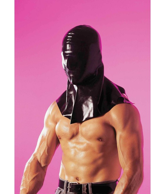 MASCHERA DA BOIA IN LATEX "EXTASY BLACK"