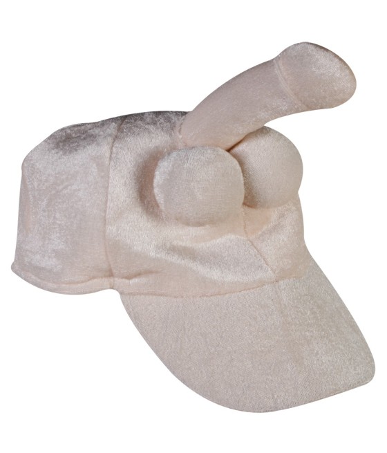 BERRETTO CON PENE E TESTICOLI IN FRONTE