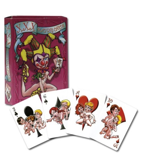 CARTE DA POKER CON STAMPE SEXY