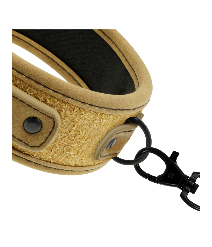 COLLARE SOTTOMISSIVO DI ORIGINE FETISH CON GUINZAGLIO