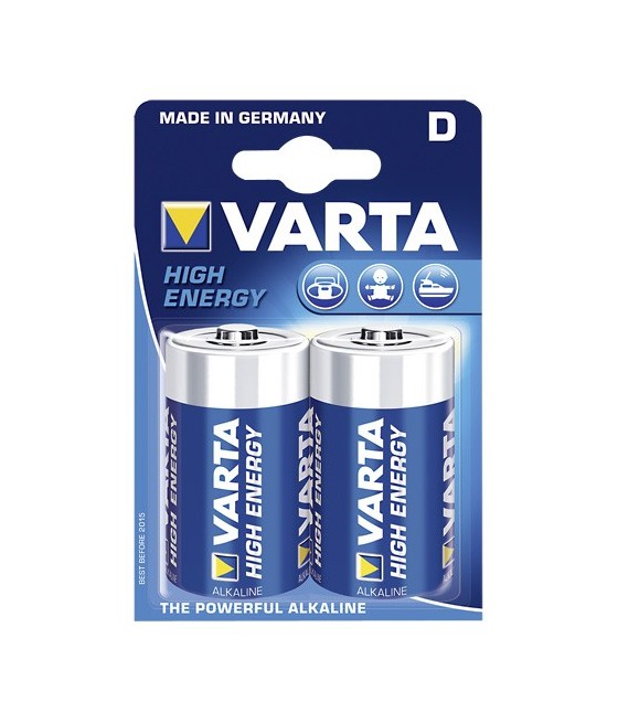 BLISTER 2 BATTERIE VARTA TORCIA \"D\"