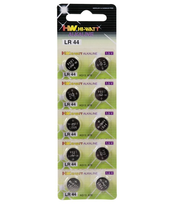 BLISTER 10 BATTERIE LR44