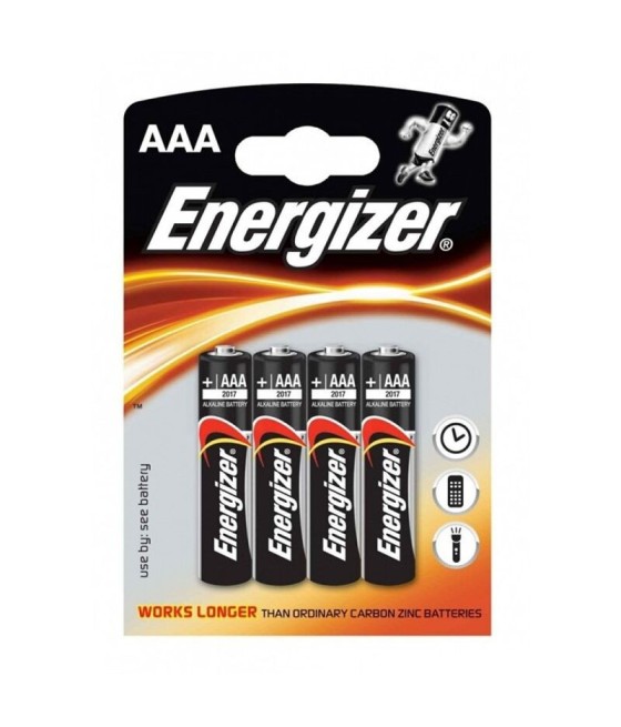 BLISTER 4 BATTERIE ENERGIZER ALKALINE POWER BATTERY AAA LR03