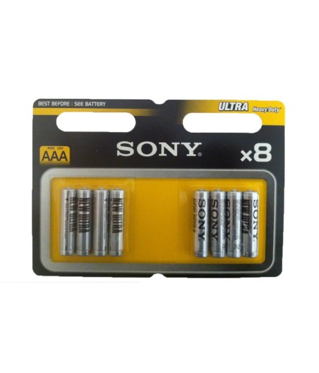 SONY Blister 8 batterie stilo AA Ultra 15V