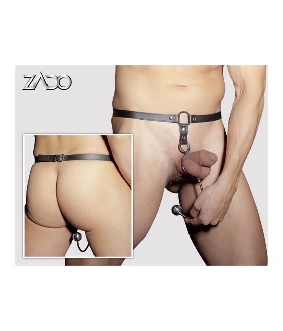 CINGHIA CON ANELLO FALLICO E GANCIO ANALE
