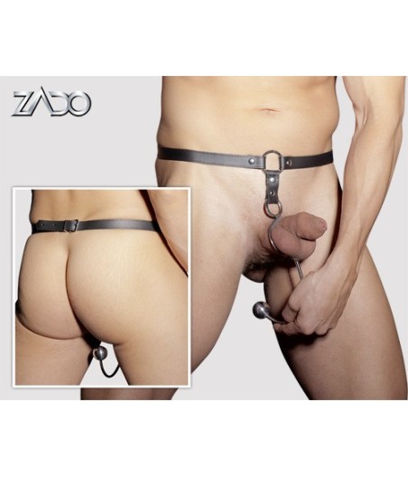 CINGHIA CON ANELLO FALLICO E GANCIO ANALE