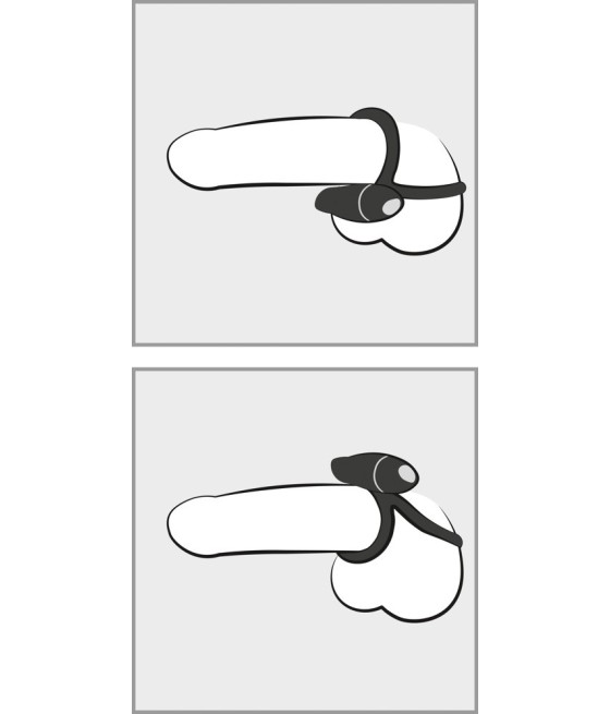 COLLARE E ANELLO FALLICO VIBRANTE "SMILE COCK"