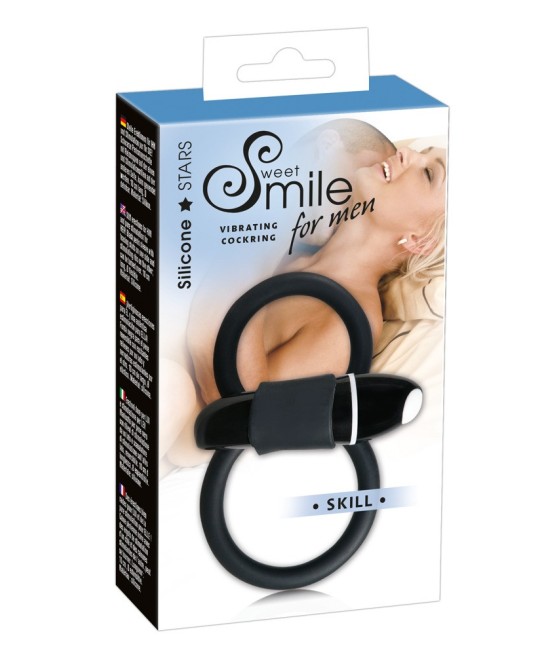 COLLARE E ANELLO FALLICO VIBRANTE "SMILE COCK"