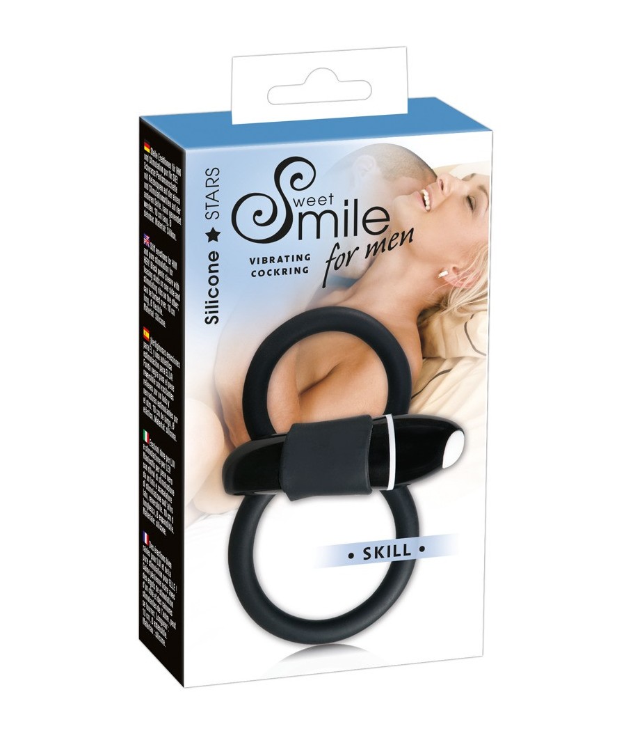 COLLARE E ANELLO FALLICO VIBRANTE "SMILE COCK"