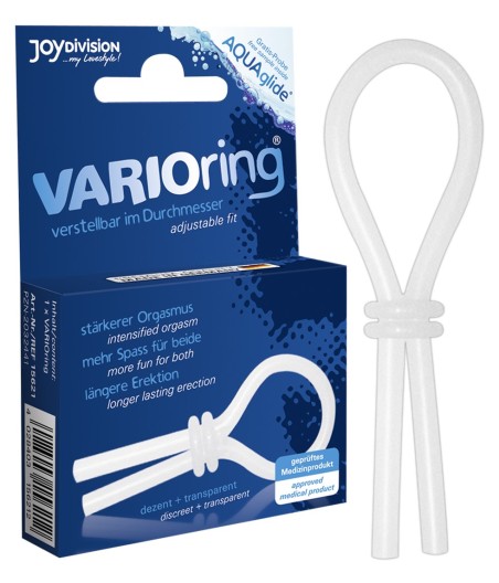 ANELLO FALLICO REGOLABILE PER AUMENTARE EREZIONE E RITARDANTE VARIO RING