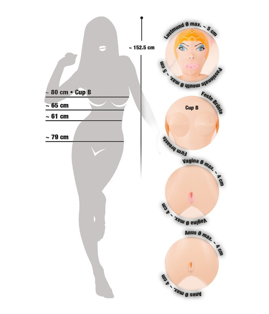 BAMBOLA GONFIABILE "FIRE"