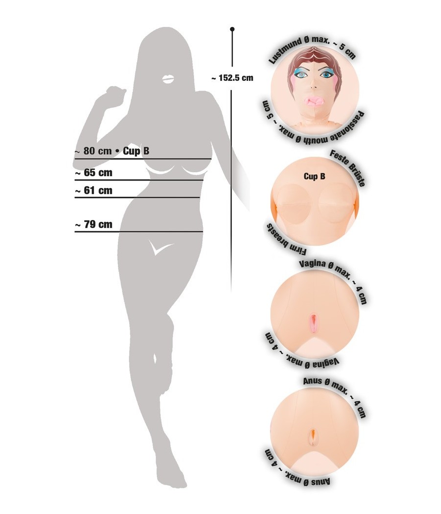 BAMBOLA GONFIABILE "JOANN"