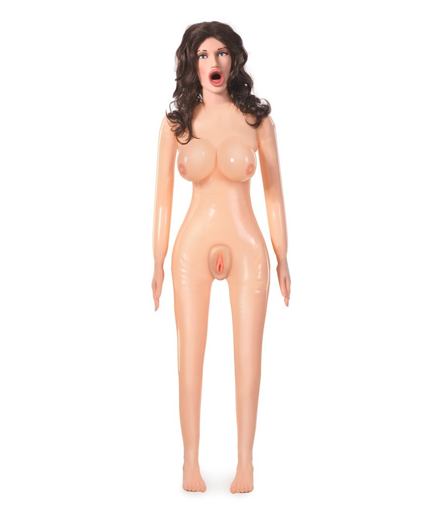 BAMBOLA GONFIABILE REALISTICA PIPEDREAM "B.J. BETTY - ORAL SEX" - LIFE SIZE - 3D