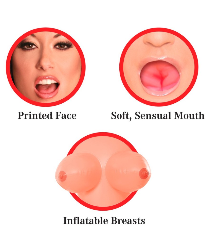 BAMBOLA GONFIABILE PIPEDREAM "BROOKE LE HOOK" - LIFE SIZE -