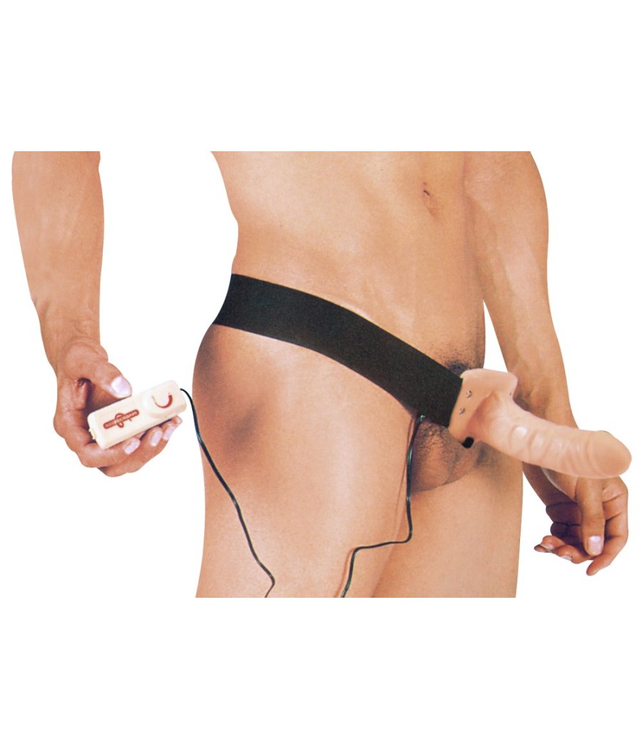 FALLO VIBRANTE CON ESTENSIONE PENE "STRAP-ON ROBOTIC"