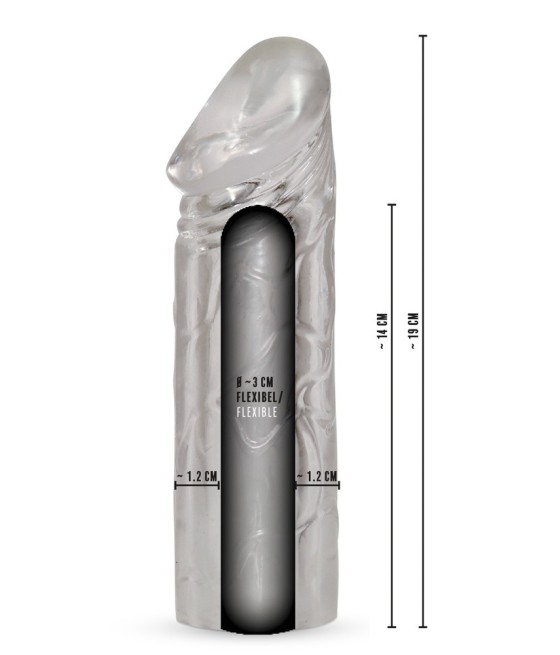 GUAINA FALLICA INGROSSANTE "REBEL MEGA DICK"