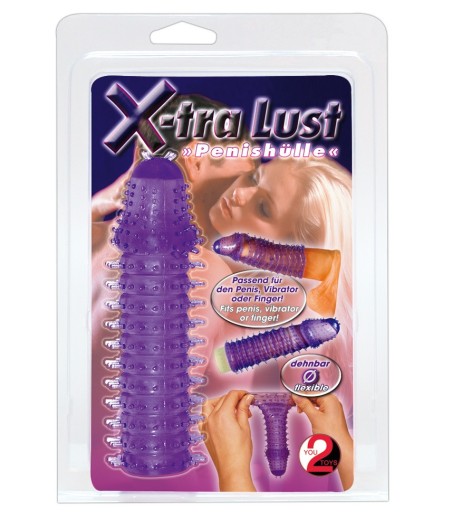 GUAINA FALLICA INDOSSABILE IN JELLY XTRA LUST VIOLA