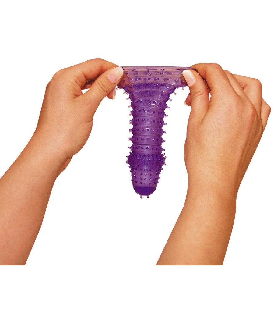 GUAINA FALLICA INDOSSABILE IN JELLY "XTRA LUST" VIOLA