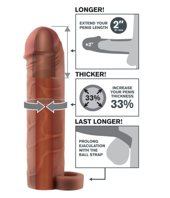 GUAINA FALLICA FANTASY XTENSIONS "PERFECT 2"