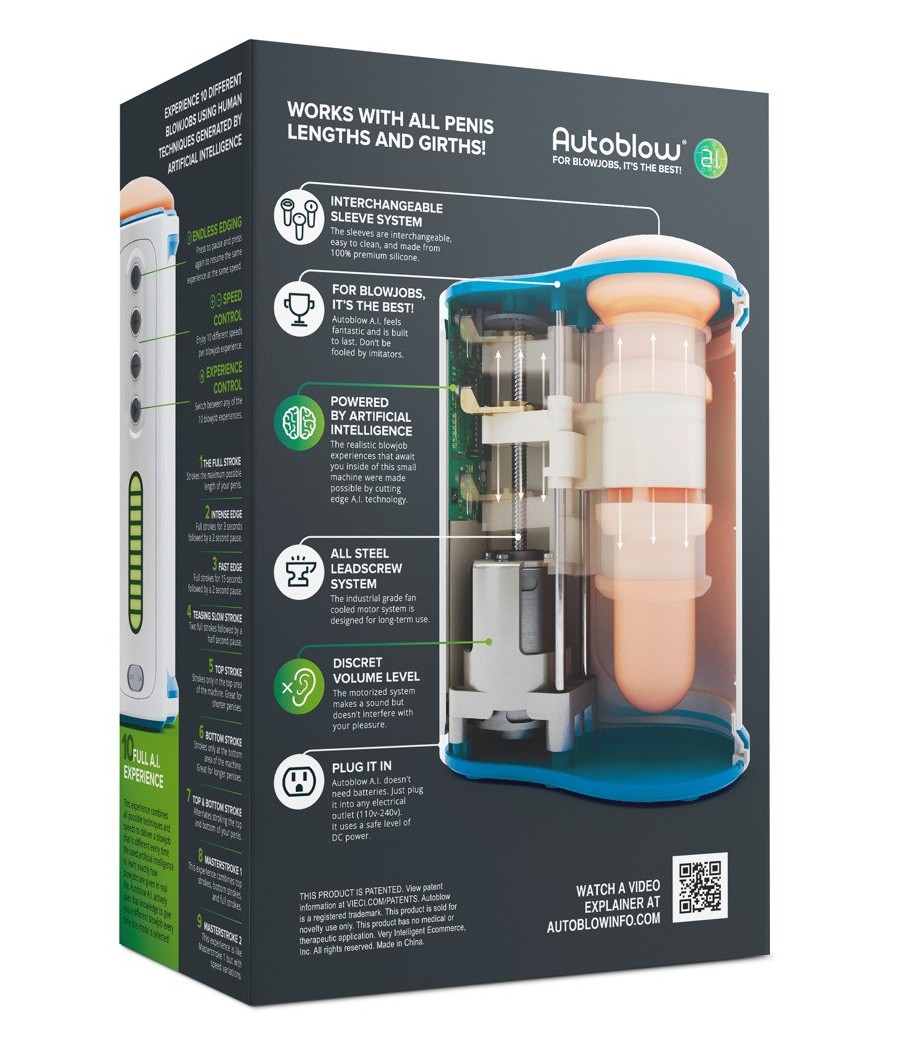 MASTURBATORE AUTOMATICO AUTOBLOW "A.I. MACHINE" INTELLIGENZA ARTIFICIALE