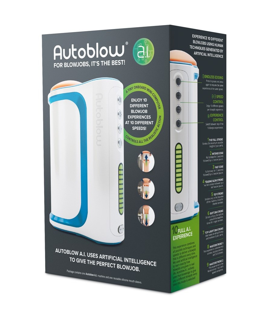 MASTURBATORE AUTOMATICO AUTOBLOW "A.I. MACHINE" INTELLIGENZA ARTIFICIALE